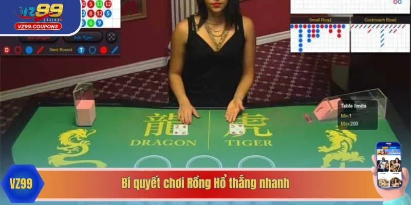 Cách chơi Rồng Hổ thắng nhanh ăn đậm