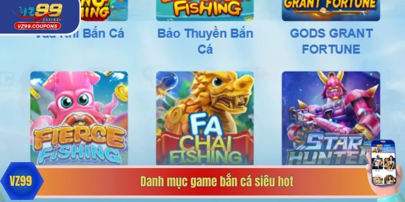 Tổng hợp các loại game bắn cá thịnh hành