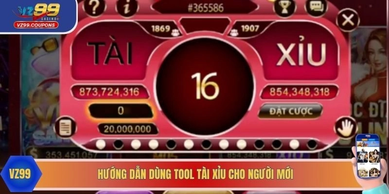 Hướng dẫn dùng tool tài xỉu cho người mới