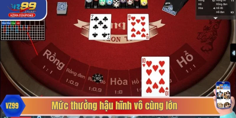 Nhận thưởng hấp dẫn khi chiến thắng ván game