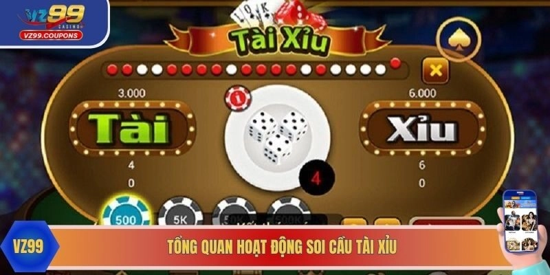 Tổng quan về hoạt động soi cầu tài xỉu 